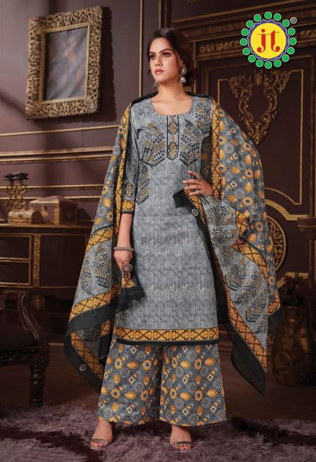 Jt Aleena 3 Casual Daily Wear Cotton Printed Designer Dress Material Collection